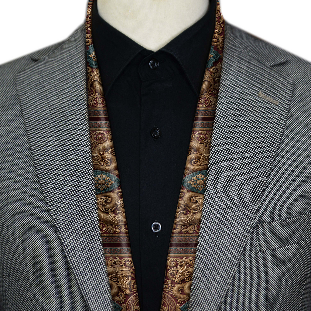 IMPERIAL DRAGON MEN SCARF - PREMIUM COLLECTION