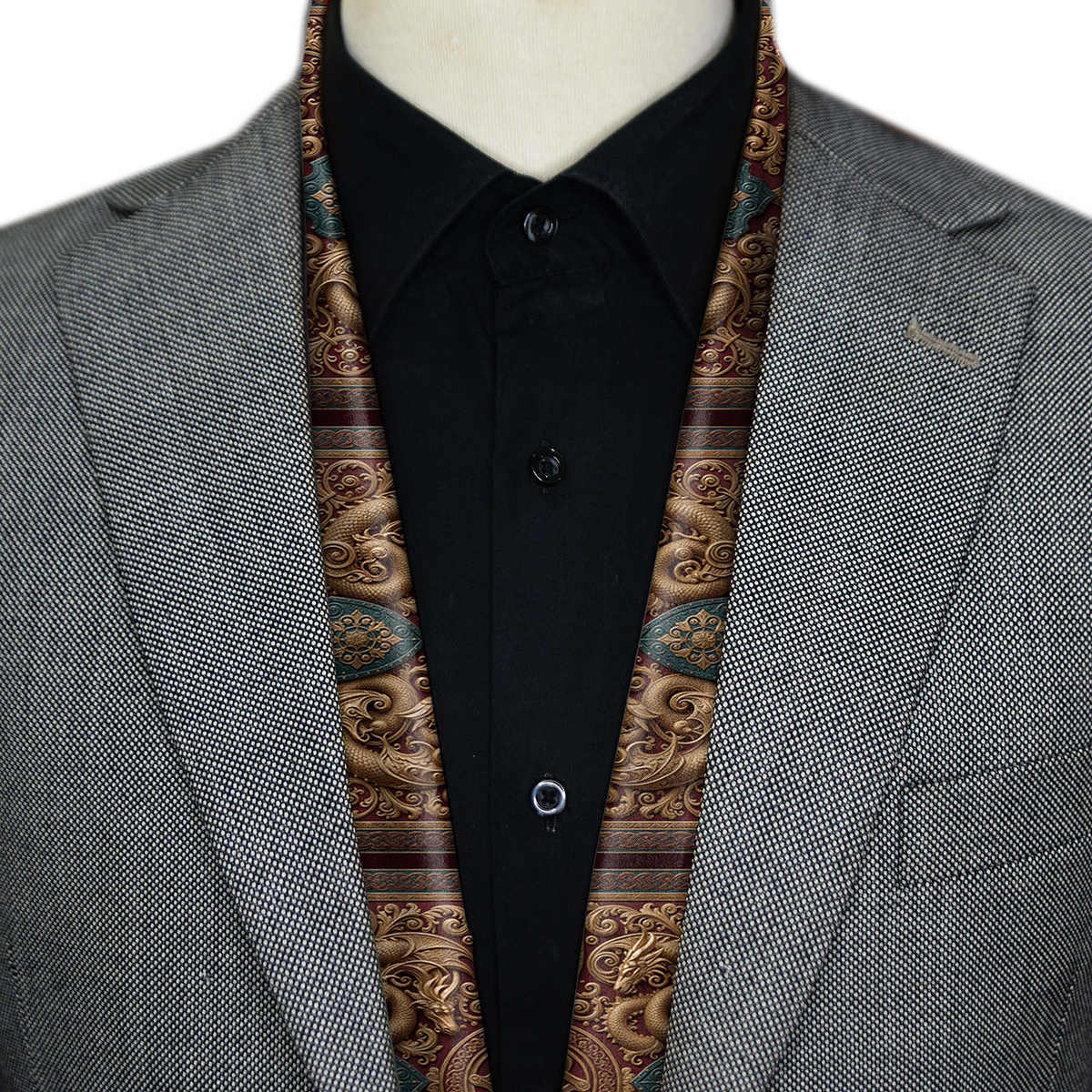 IMPERIAL DRAGON MEN SCARF - PREMIUM COLLECTION