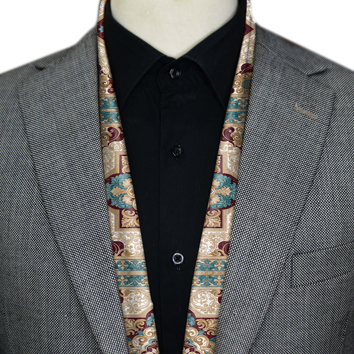 TURQUOISE ROYALE MEN SCARF - PREMIUM COLLECTION