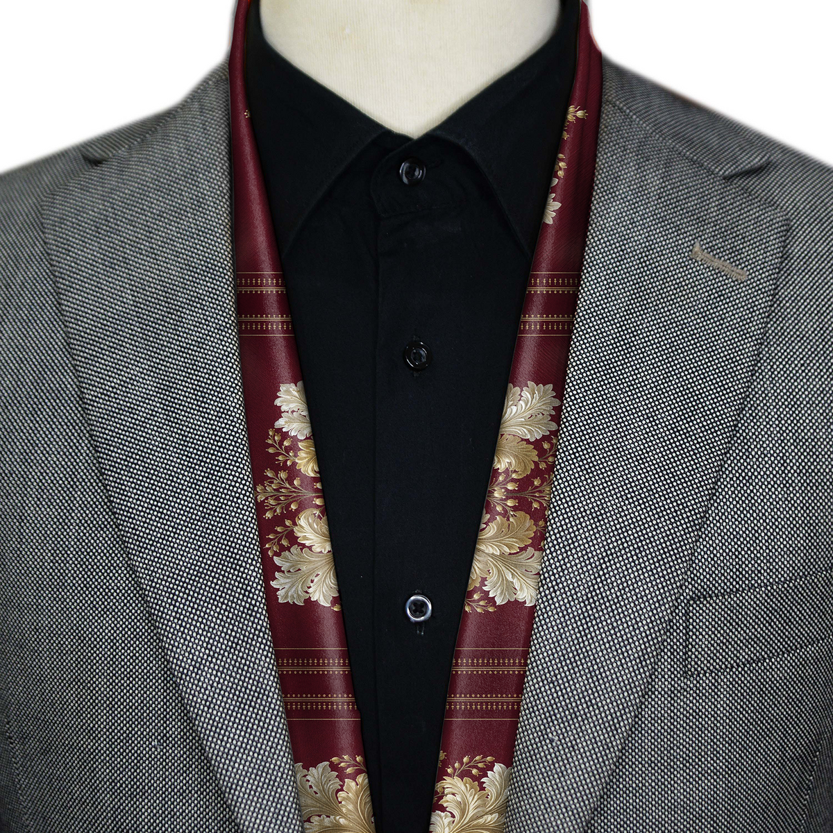 SCARLET LAUREL MEN SCARF - PREMIUM COLLECTION
