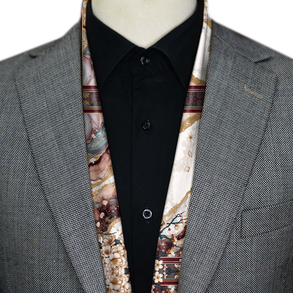 ROYAL MAGNOLIA MEN SCARF - PREMIUM COLLECTION