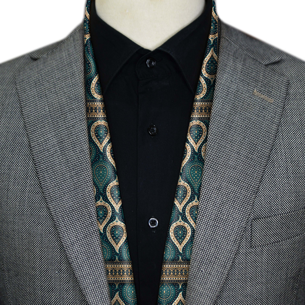 GOLDEN PERSIAN MEN SCARF - PREMIUM COLLECTION