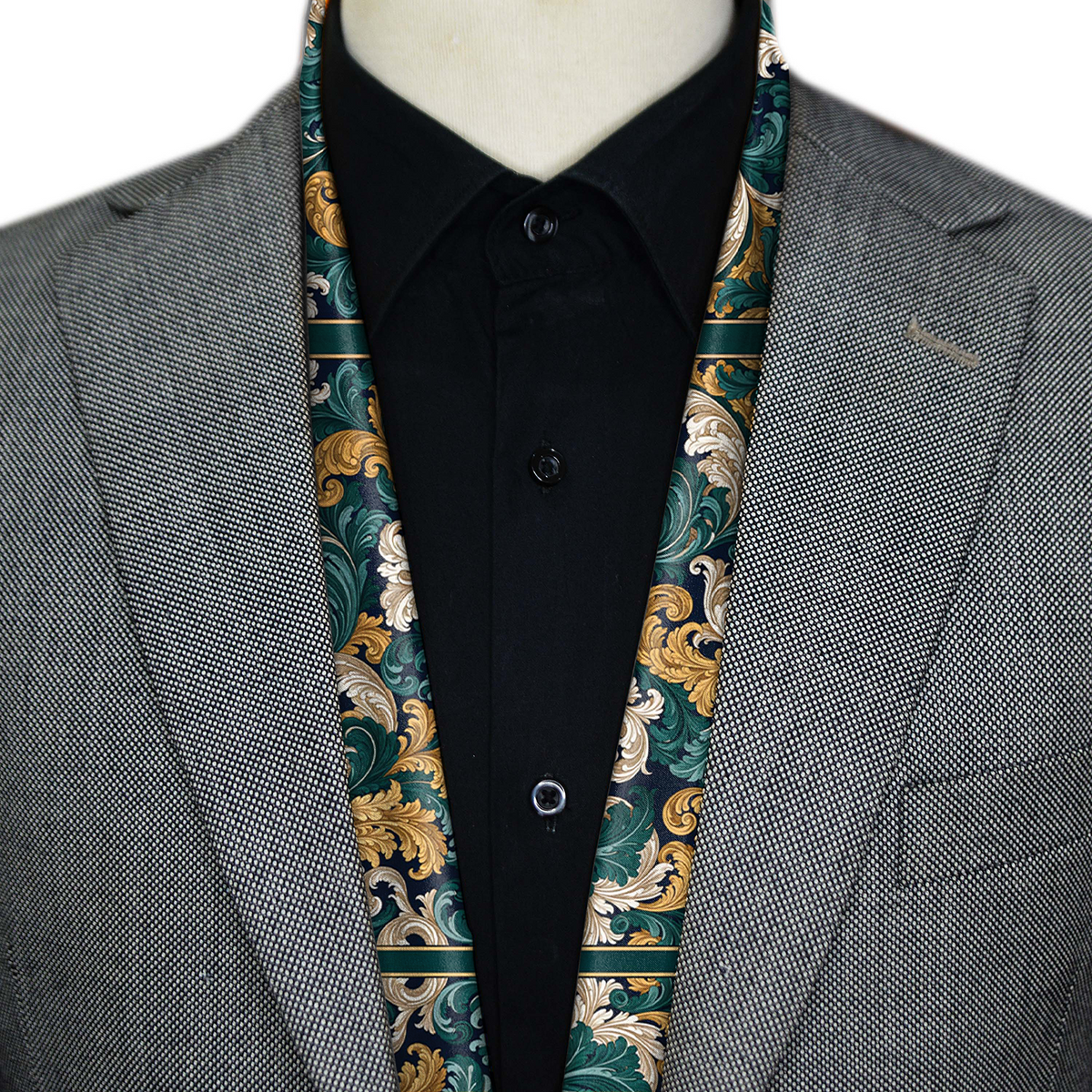 EMERALD BAROQUE MEN SCARF - PREMIUM COLLECTION