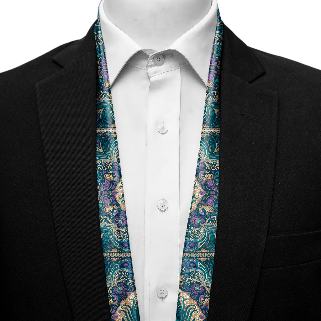 PEACOCK REVERIE MEN SCARF - PREMIUM COLLECTION