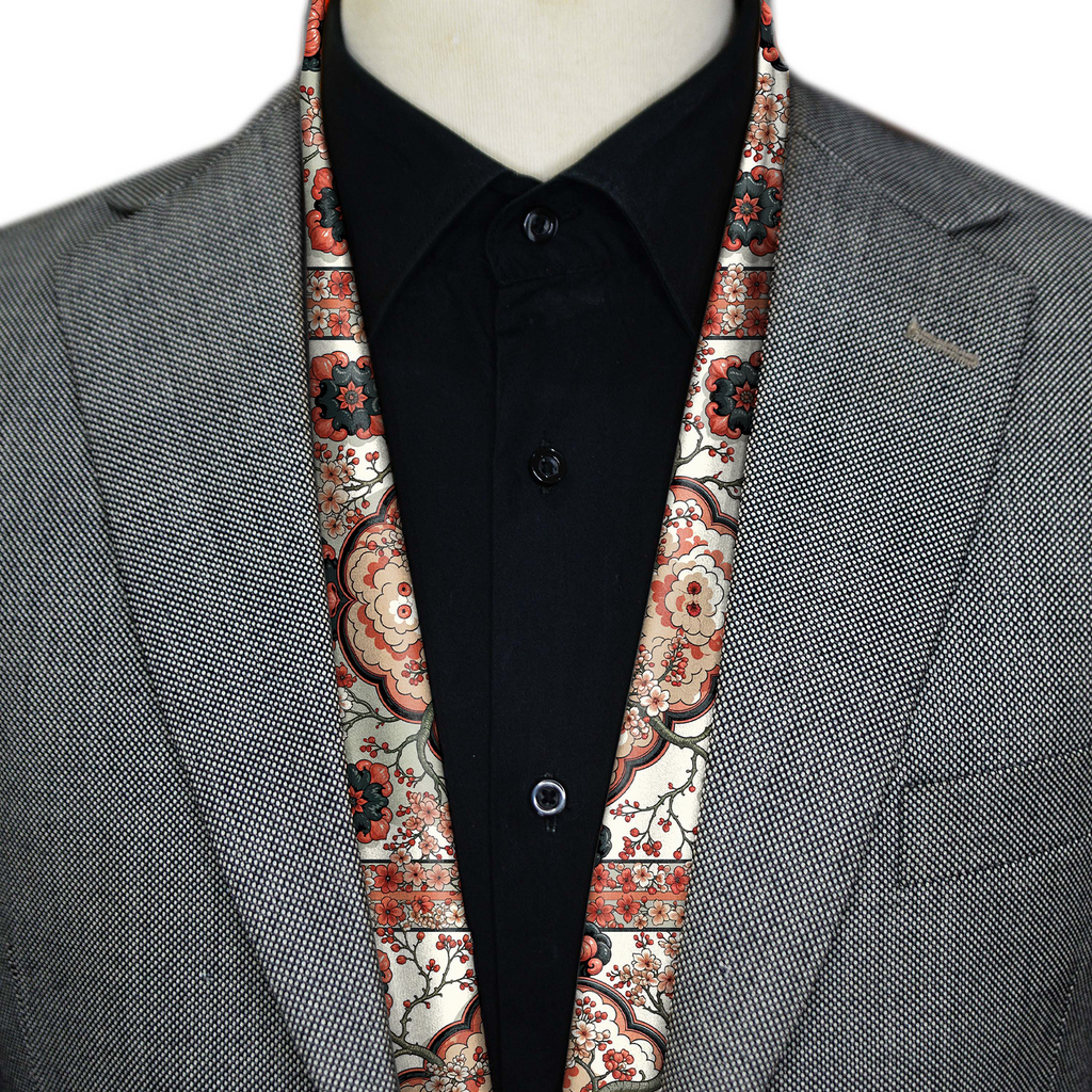 SAKURA MEDALLION MEN SCARF - PREMIUM COLLECTION