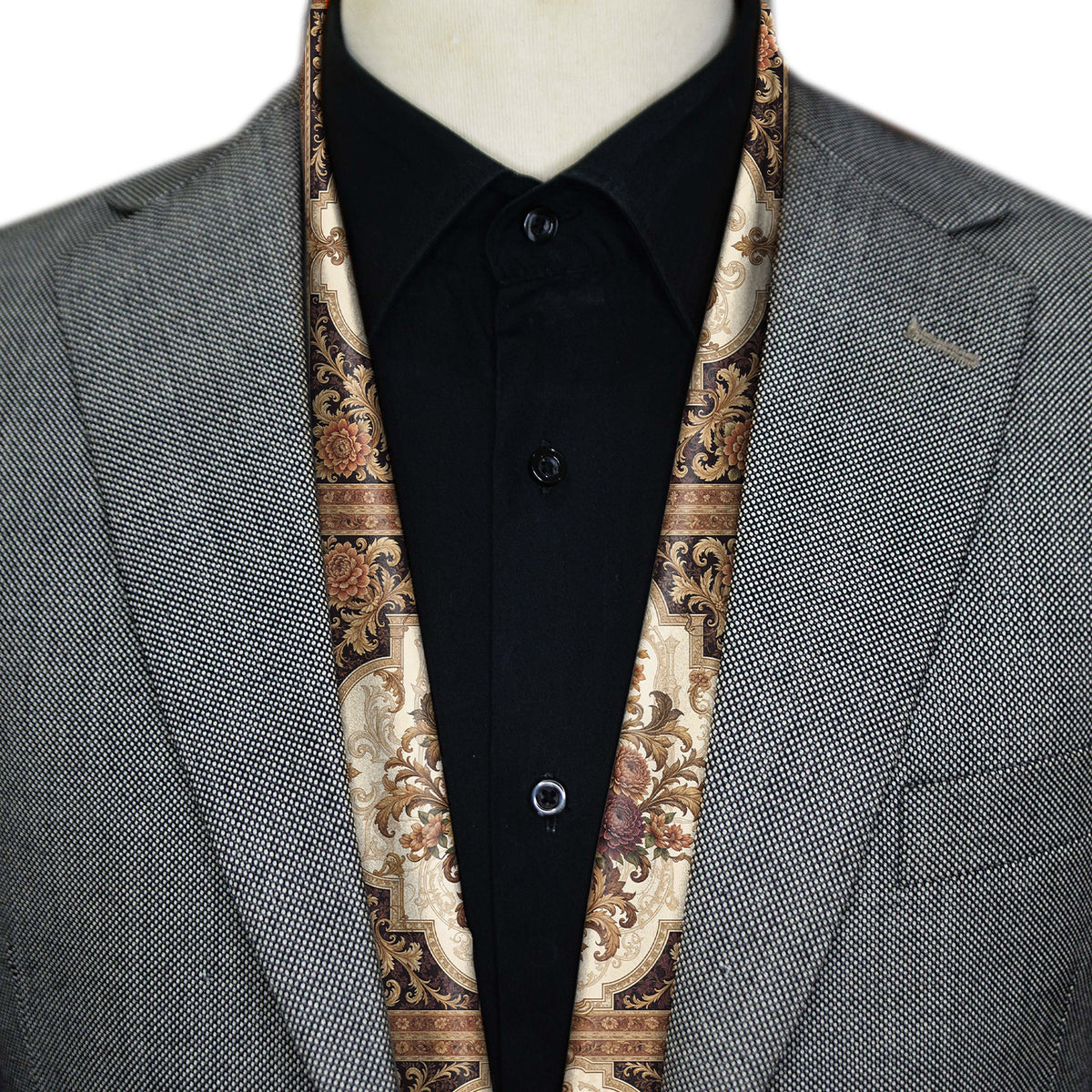 ART OF FLORAL MEN SCARF - PREMIUM COLLECTION
