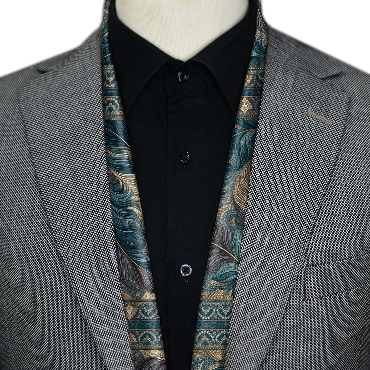 ROYAL PLUME MEN SCARF - PREMIUM COLLECTION