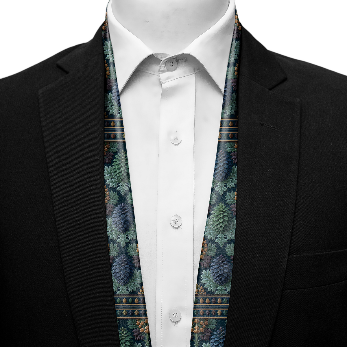 MIDNIGHT BOTANICA MEN SCARF - PREMIUM COLLECTION