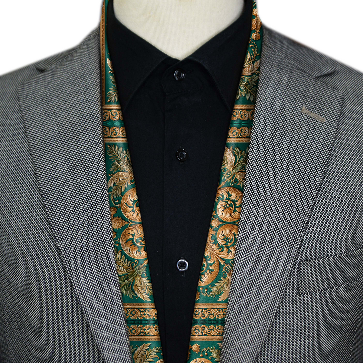 GILDED VERDURE MEN SCARF - PREMIUM COLLECTION