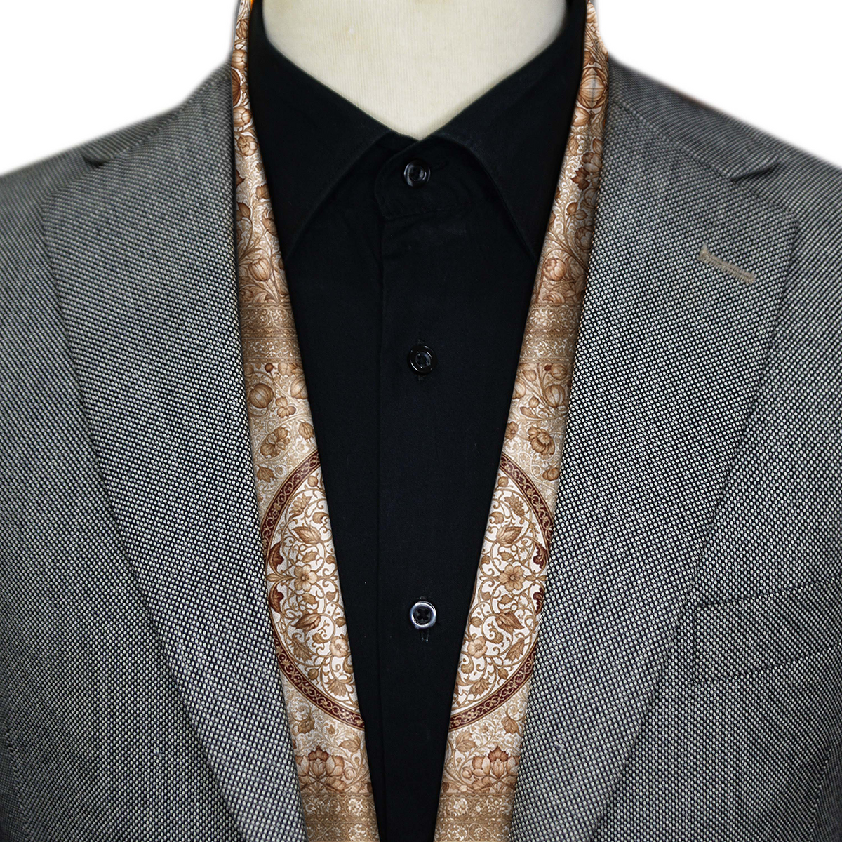 SEPIA GARDEN MEN SCARF - PREMIUM COLLECTION
