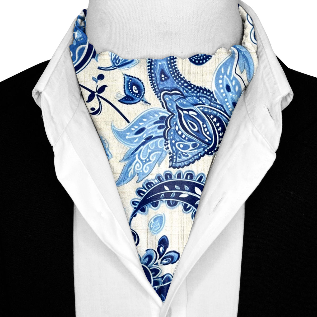 BEATITUDES PAISLEY SILK ASCOT – PREMIUM COLLECTION