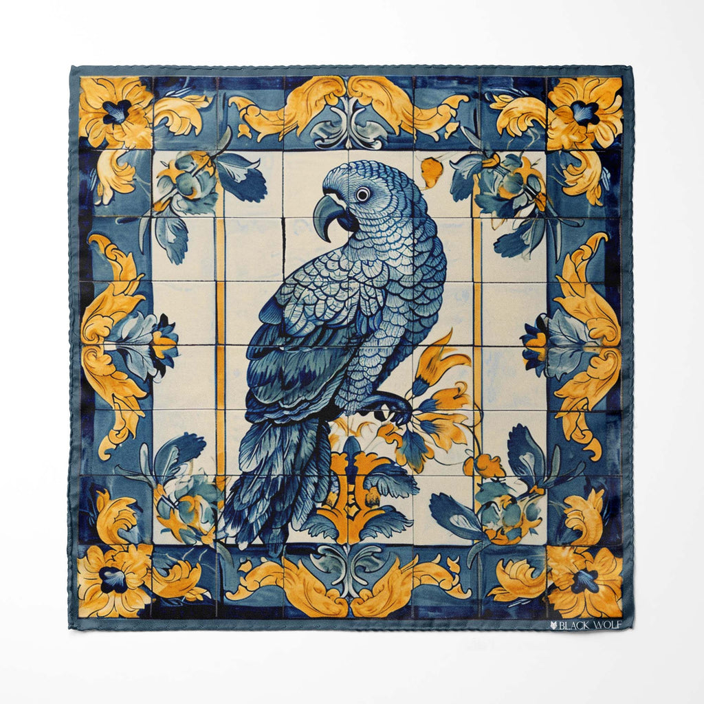 ALELUIA SILK ASCOT AND POCKET SQUARE SET – PREMIUM COLLECTION