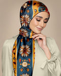 ETHNIC FLORAL SILK WOMEN HIJAB – PREMIUM COLLECTION