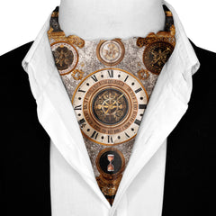 CHRONOS SILK ASCOT AND POCKET SQUARE SET – PREMIUM COLLECTION