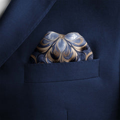 FILIGREE SILK POCKET SQUARE