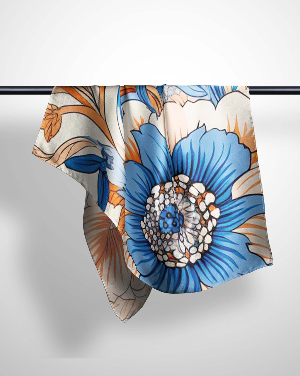 FOLIAGE ROYALTY SILK WOMEN SCARF – PREMIUM COLLECTION