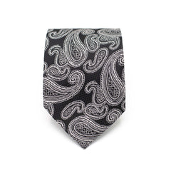 MIDNIGHT PAISLEY TIE AND POCKET SQUARE SET