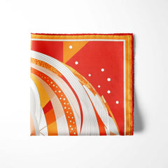 GEOMETRY AND ABSTRACT ART SILK POCKET SQUARE