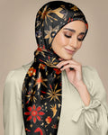 FOLK ART SILK WOMEN HIJAB – PREMIUM COLLECTION