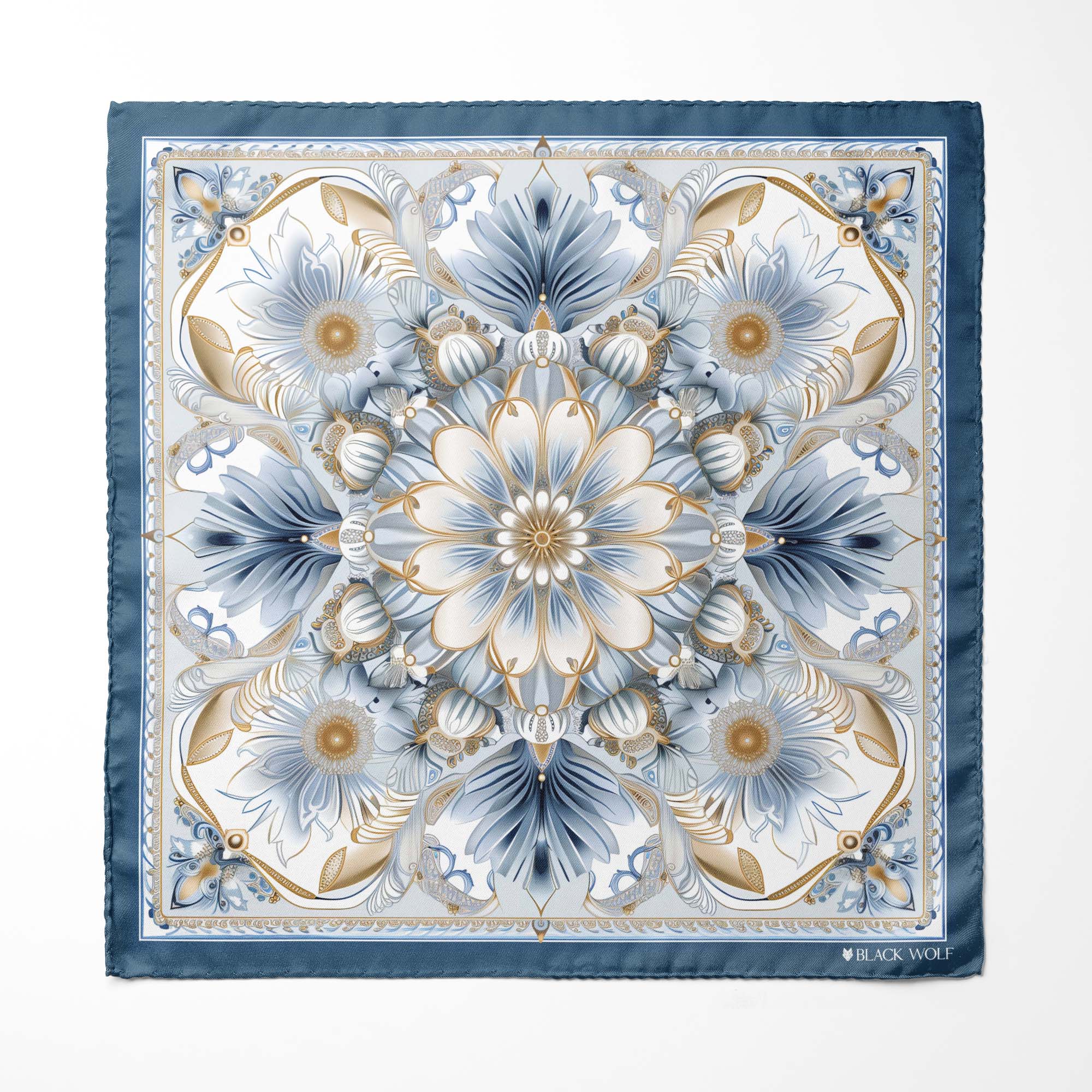LUXURY ARABIC MEN SCARF AND POCKET SQUARE SET – PREMIUM COLLECTION