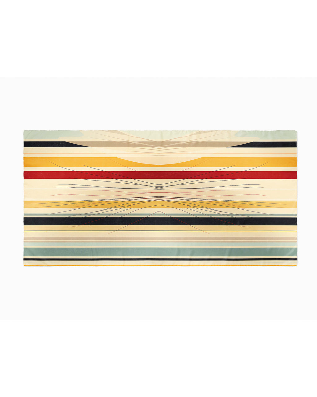 GEOMETRIC ABSTRACTION SILK WOMEN SCARF – PREMIUM COLLECTION