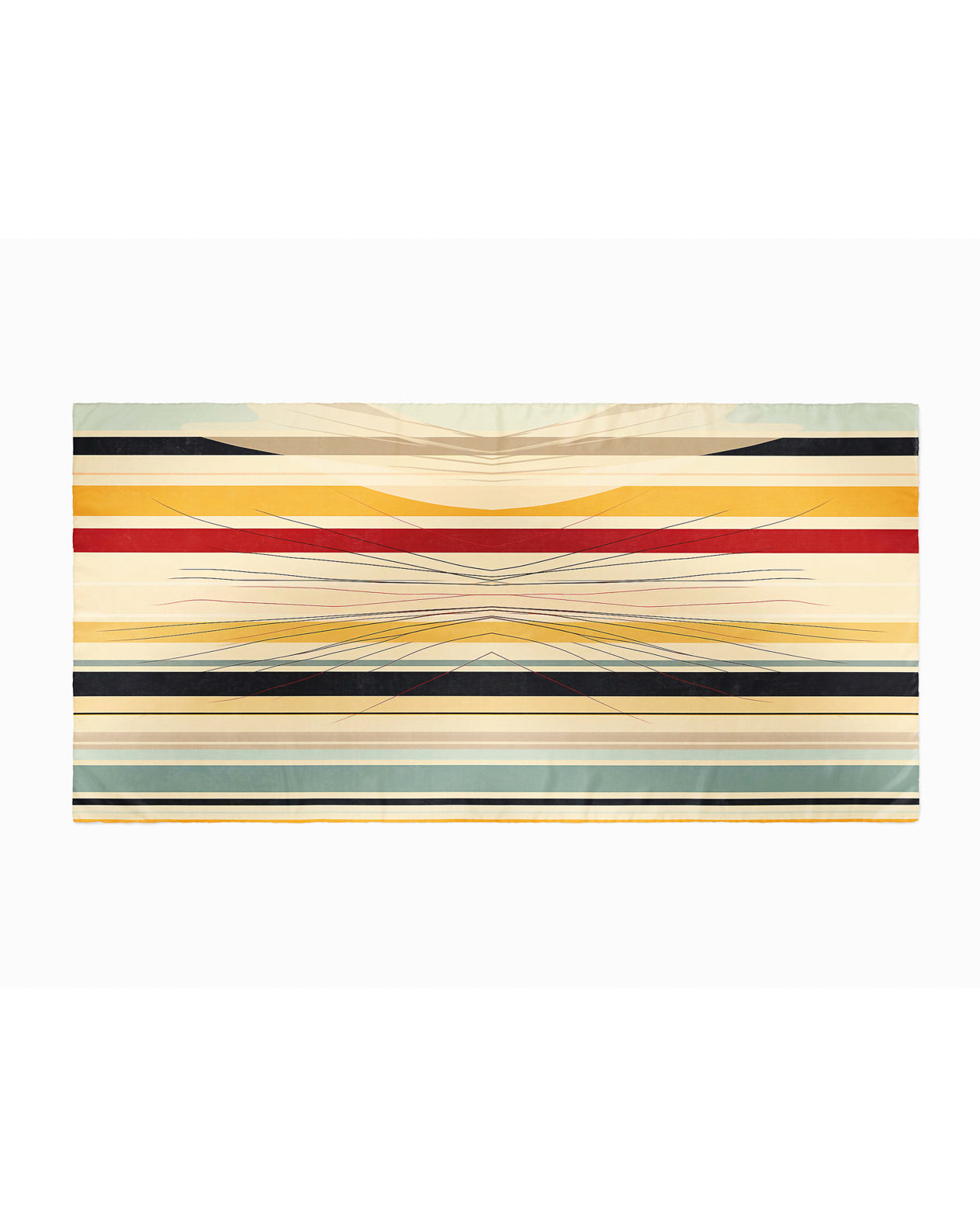 GEOMETRIC ABSTRACTION SILK WOMEN SCARF – PREMIUM COLLECTION