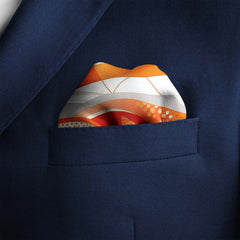 GEOMETRY AND ABSTRACT ART SILK POCKET SQUARE