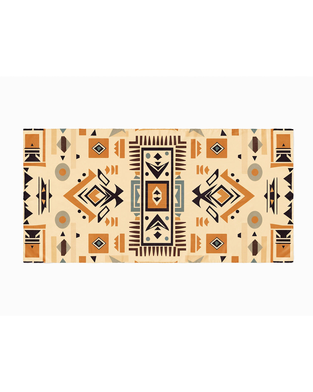 GEOMETRIC PHARAOH SILK WOMEN SCARF – PREMIUM COLLECTION