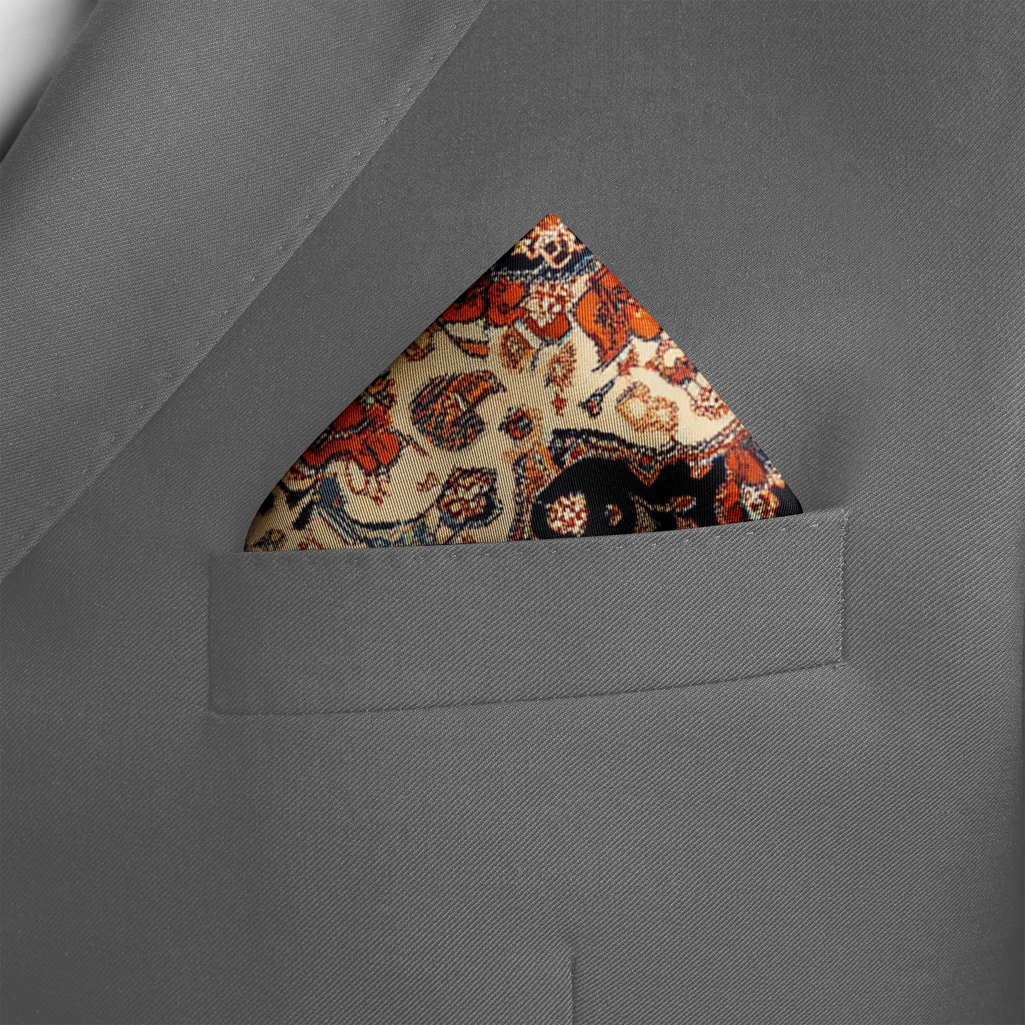 MAHINDRA SILK POCKET SQUARE