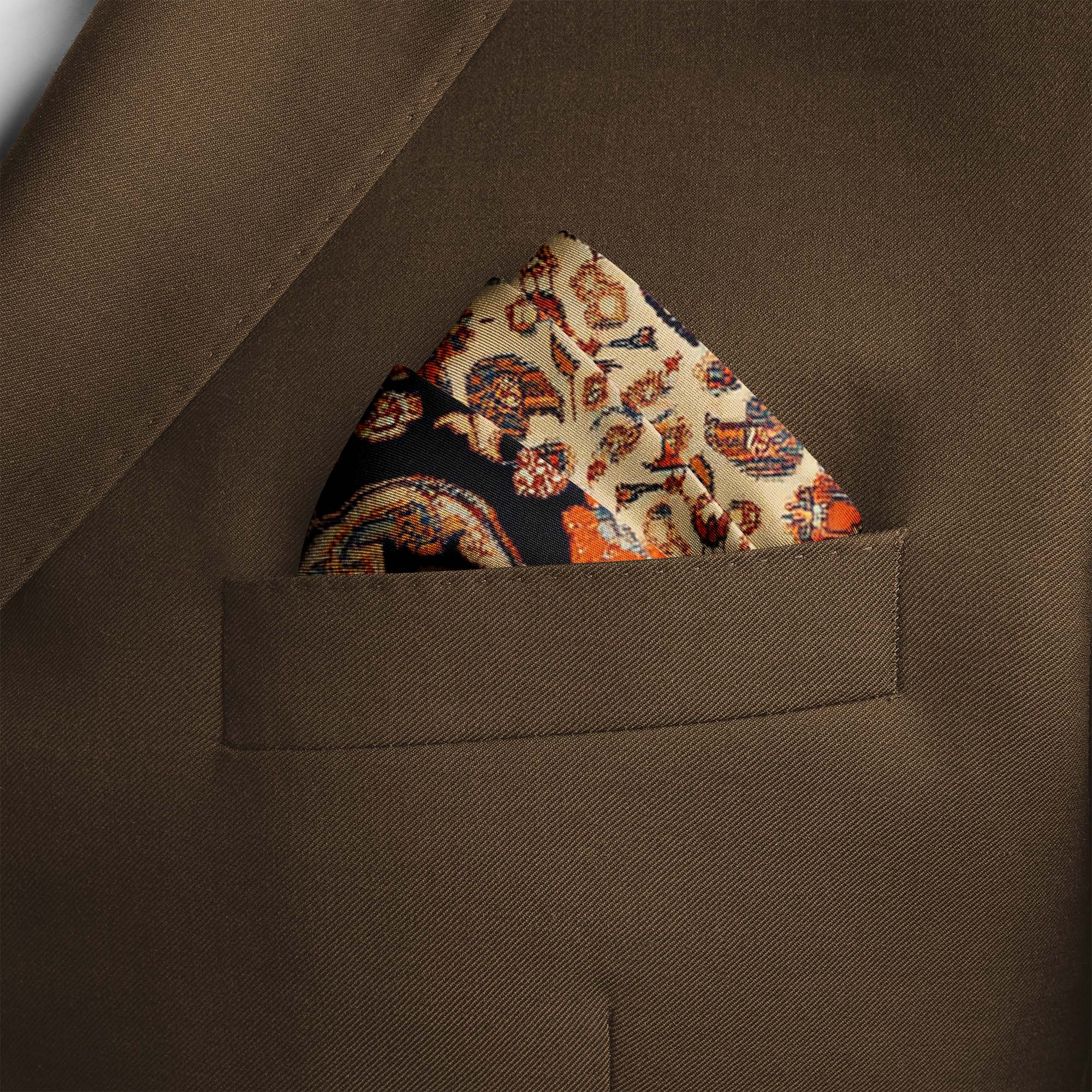 MAHINDRA SILK POCKET SQUARE