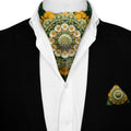 SOLARA SILK ASCOT AND POCKET SQUARE SET – PREMIUM COLLECTION