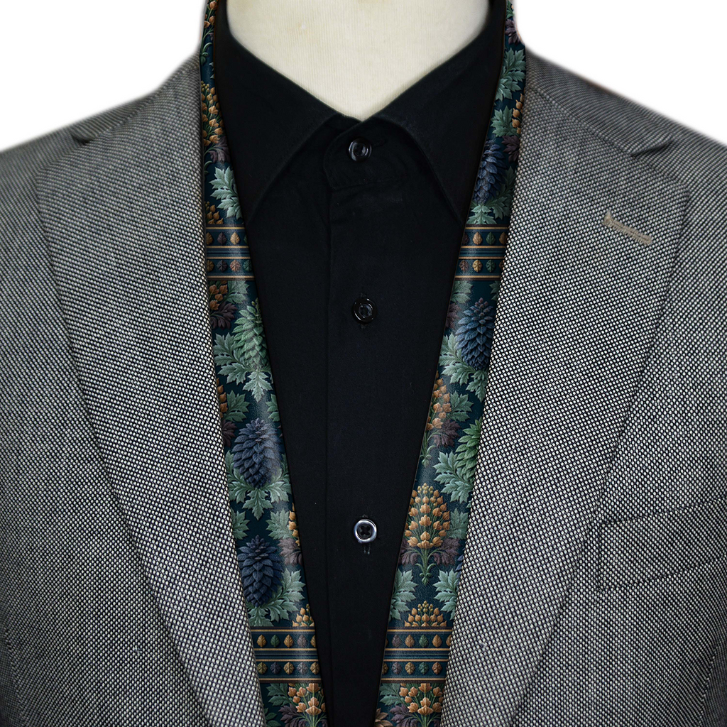 MIDNIGHT BOTANICA MEN SCARF - PREMIUM COLLECTION