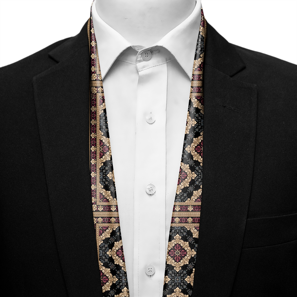 BAROQUE ROSE MEN SCARF - PREMIUM COLLECTION