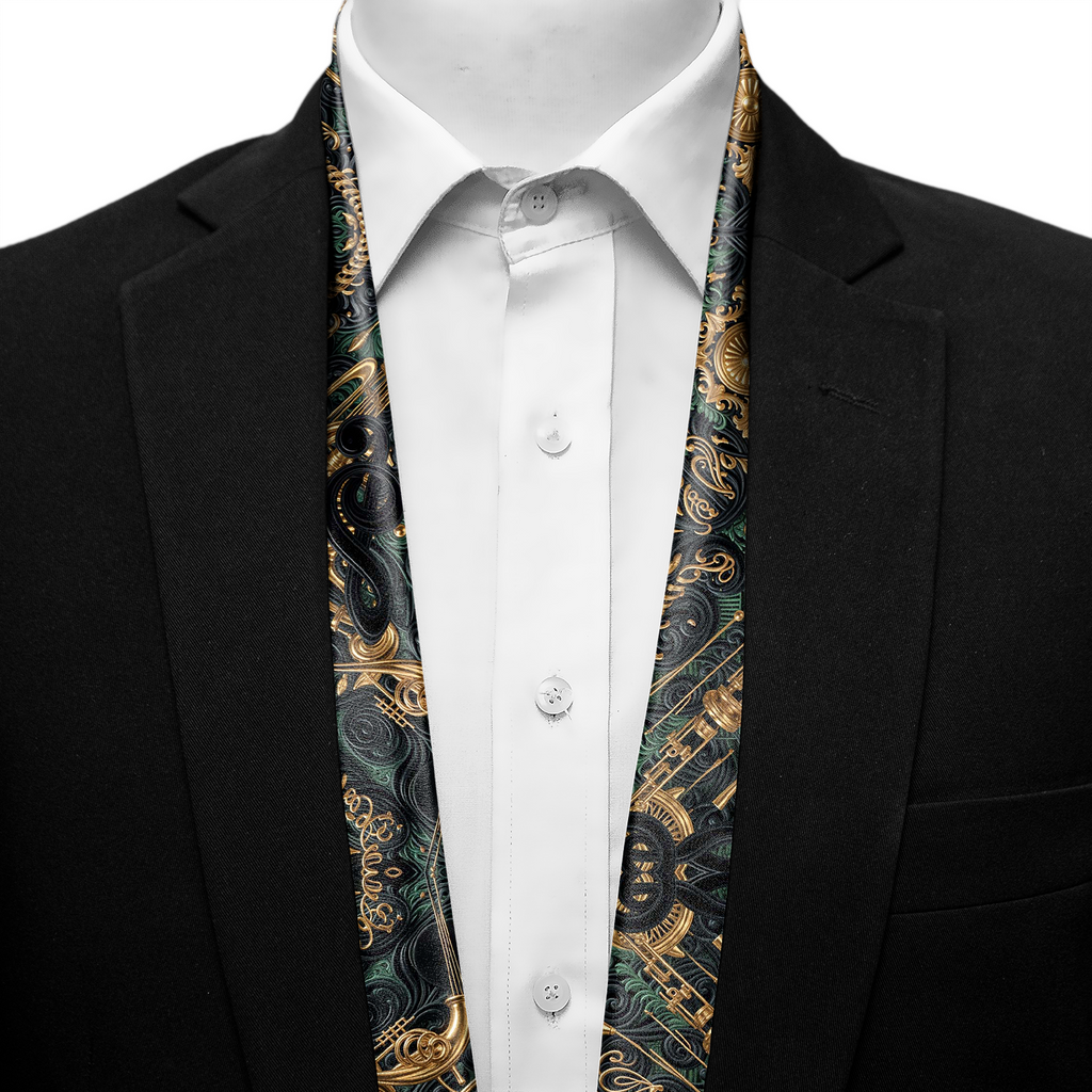 RHAPSODY NOIR MEN SCARF - PREMIUM COLLECTION