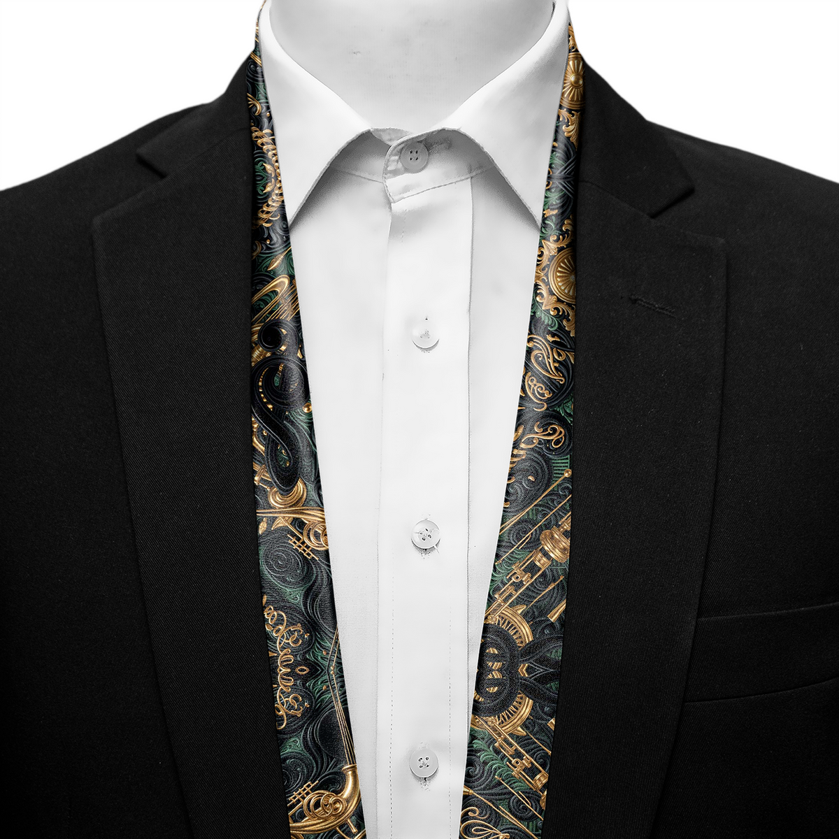 RHAPSODY NOIR MEN SCARF - PREMIUM COLLECTION