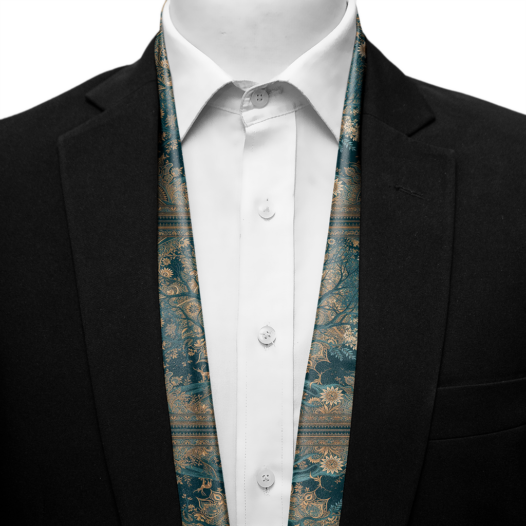 MOONLIT TREE MEN SCARF - PREMIUM COLLECTION