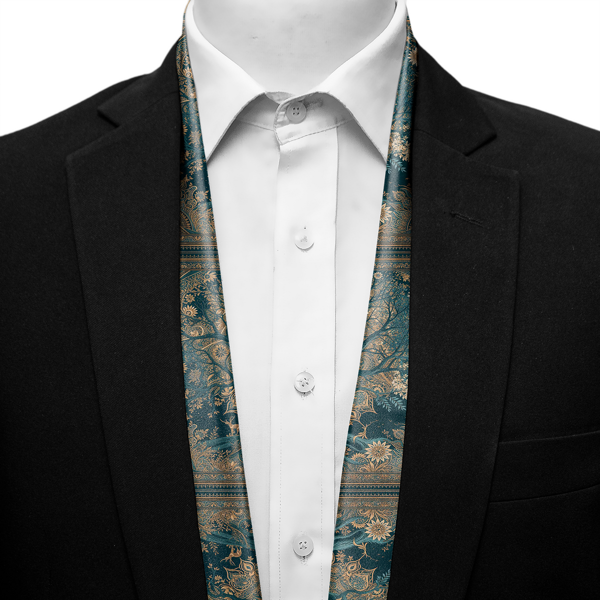 MOONLIT TREE MEN SCARF - PREMIUM COLLECTION