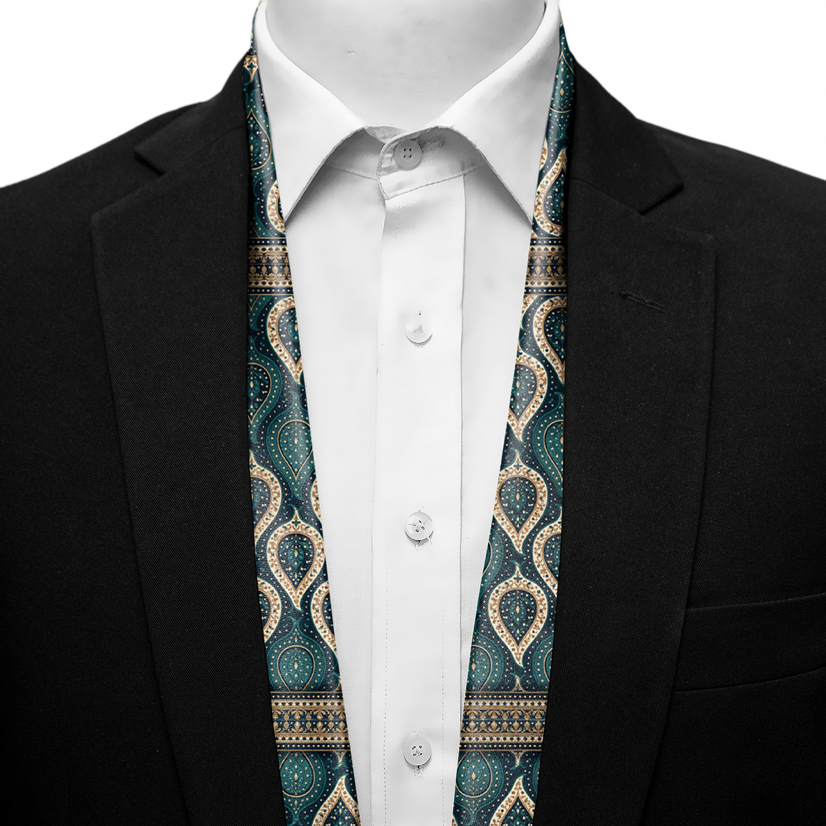 GOLDEN PERSIAN MEN SCARF - PREMIUM COLLECTION