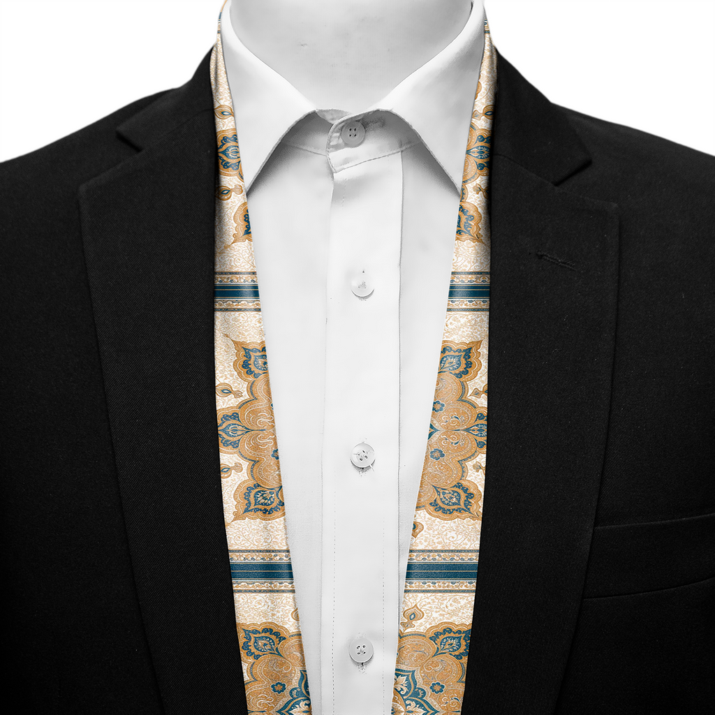 MARRAKESH IVORY MEN SCARF - PREMIUM COLLECTION