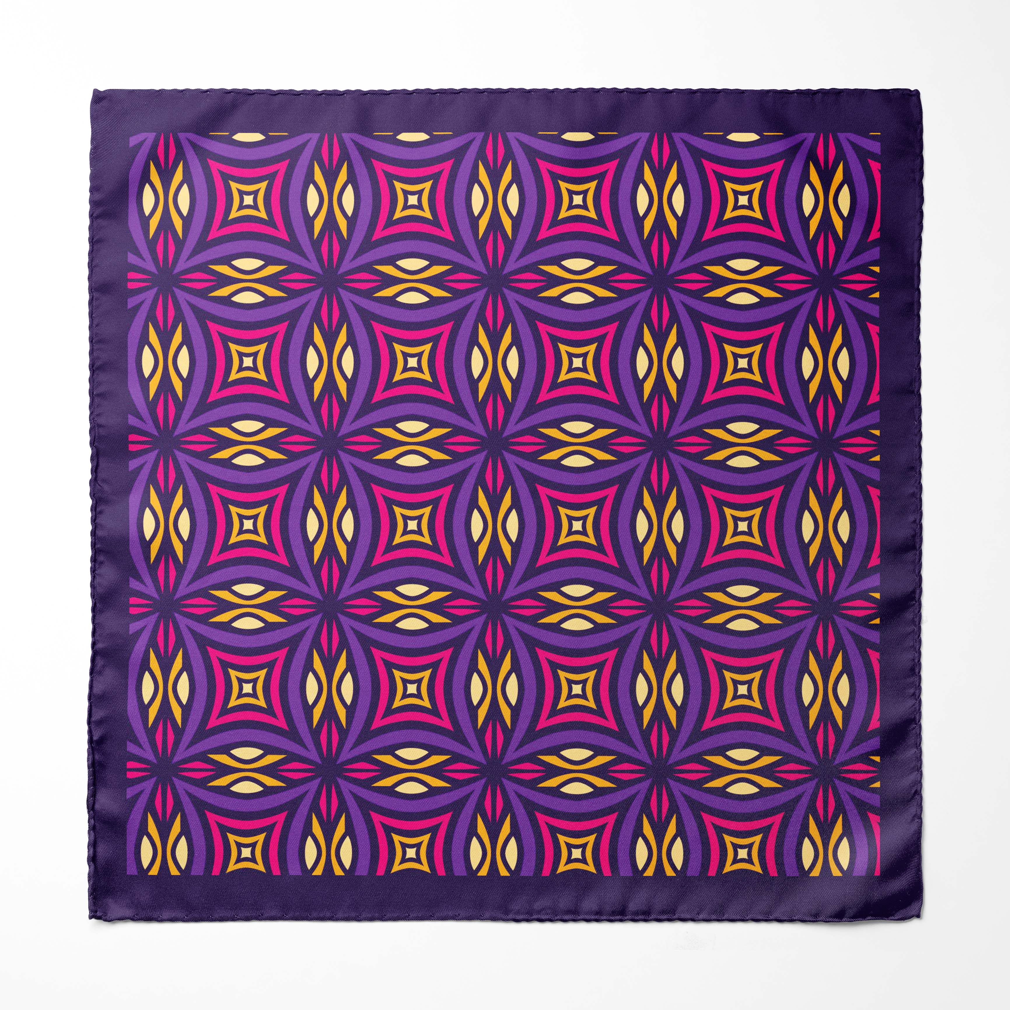 PINK RING MEN SCARF AND POCKET SQUARE SET – PREMIUM COLLECTION