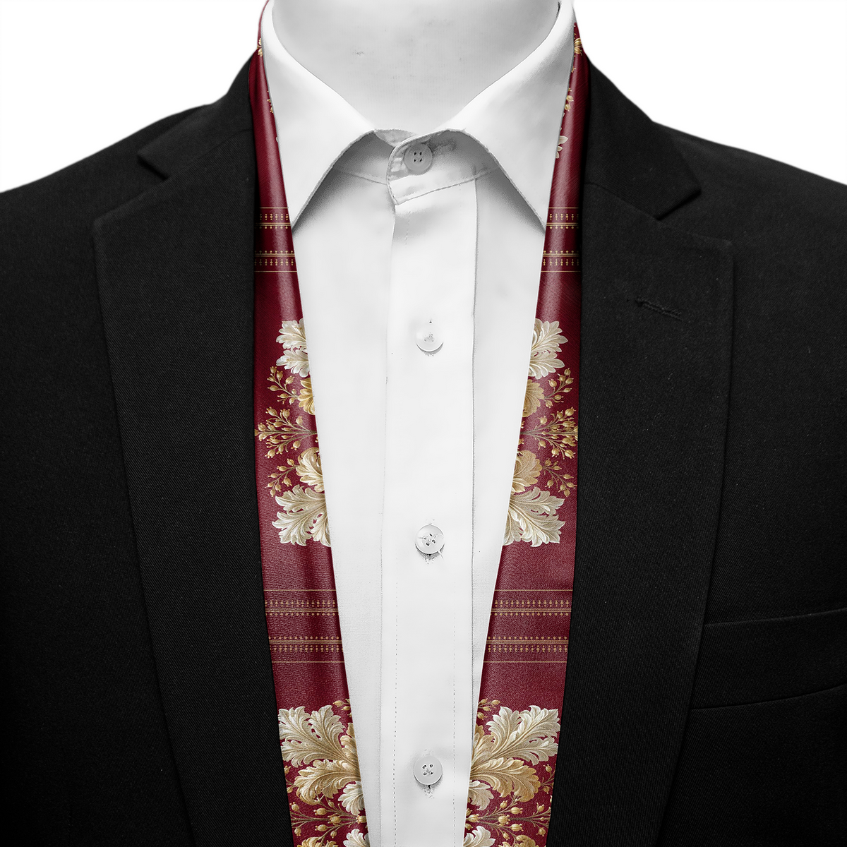 SCARLET LAUREL MEN SCARF - PREMIUM COLLECTION