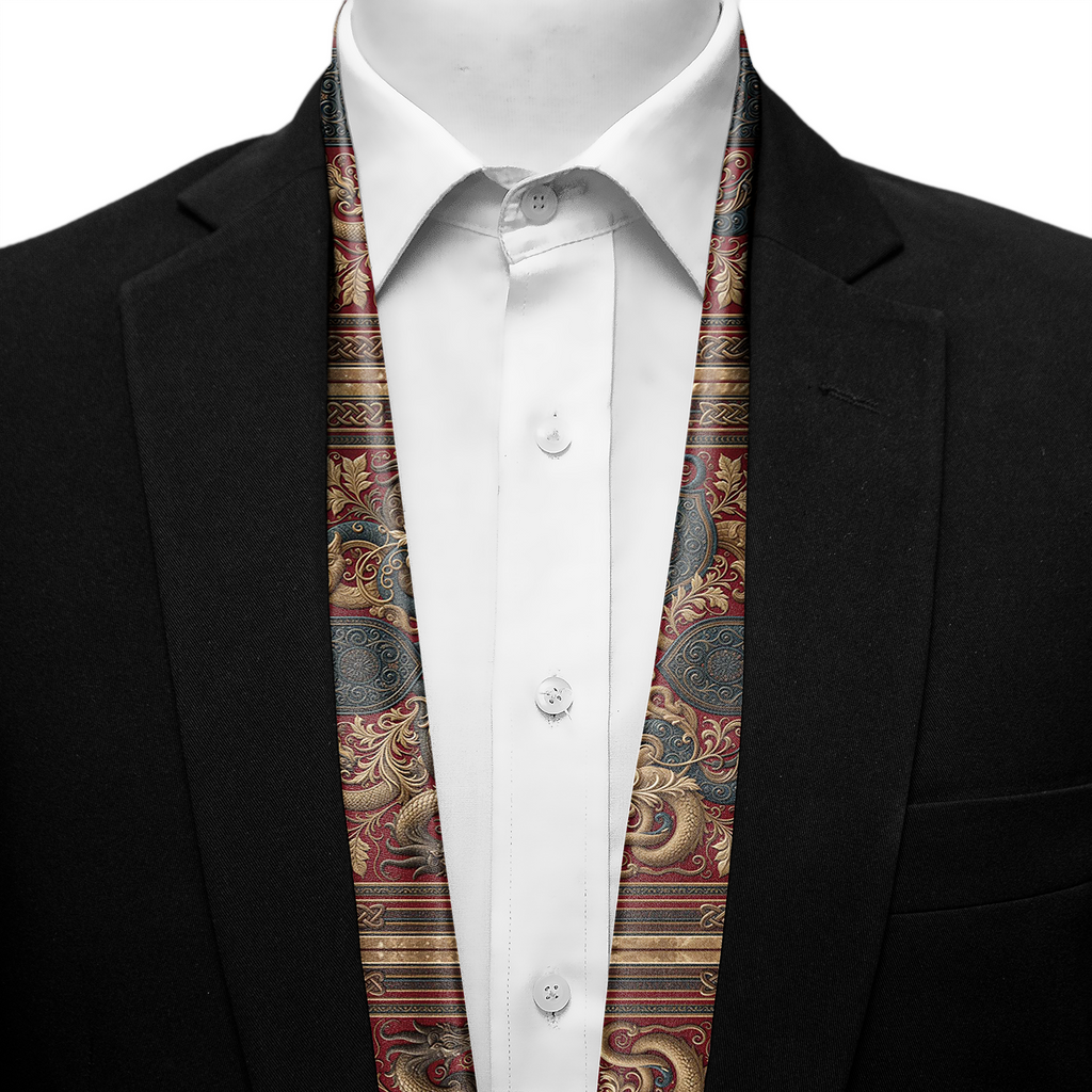DRAGON DYNASTY MEN SCARF - PREMIUM COLLECTION