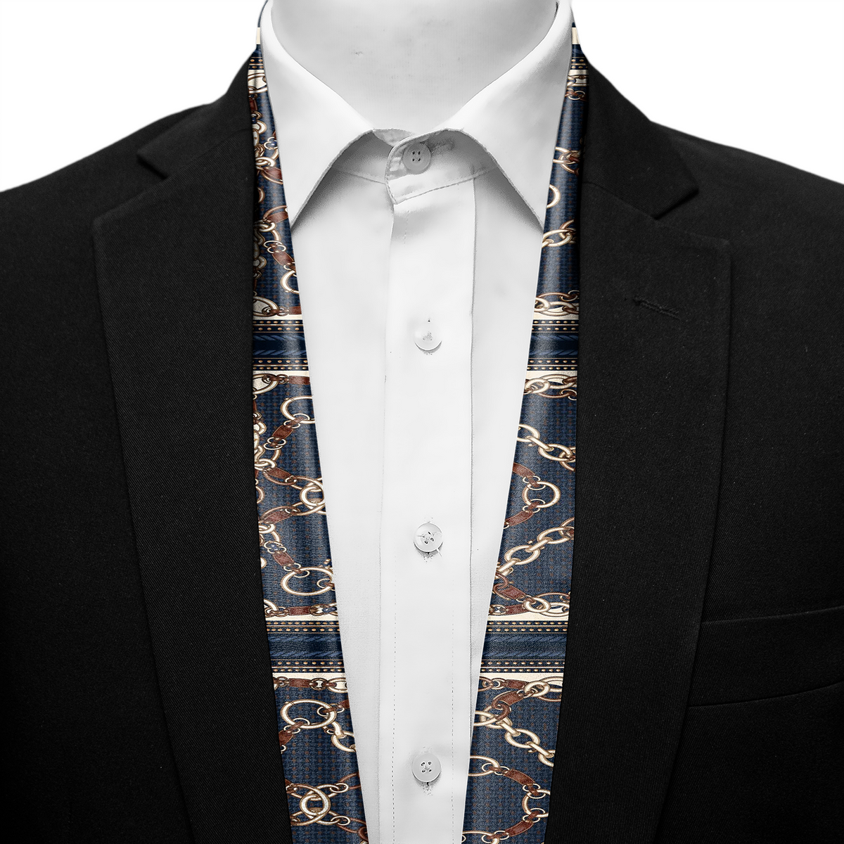 HERITAGE CHAIN MEN SCARF - PREMIUM COLLECTION