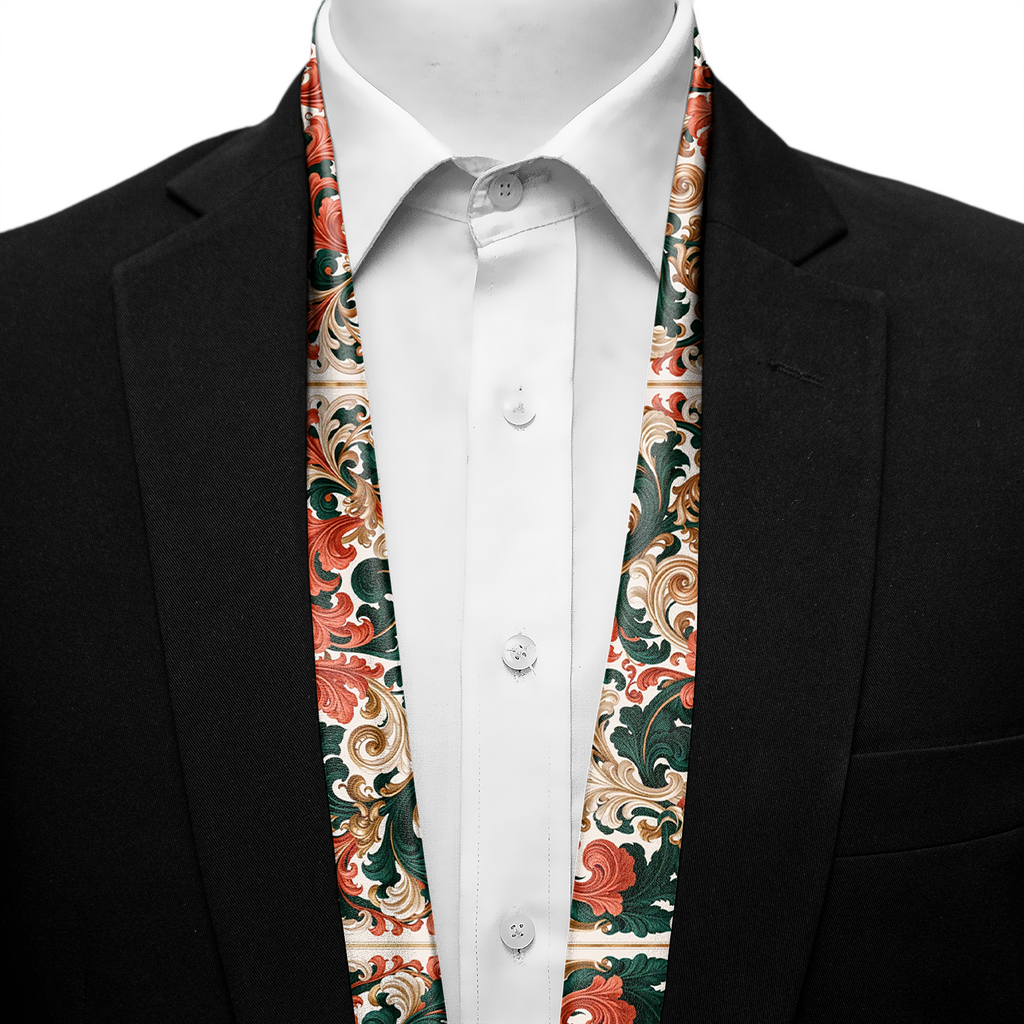 FLORENTINE LEAF MEN SCARF - PREMIUM COLLECTION