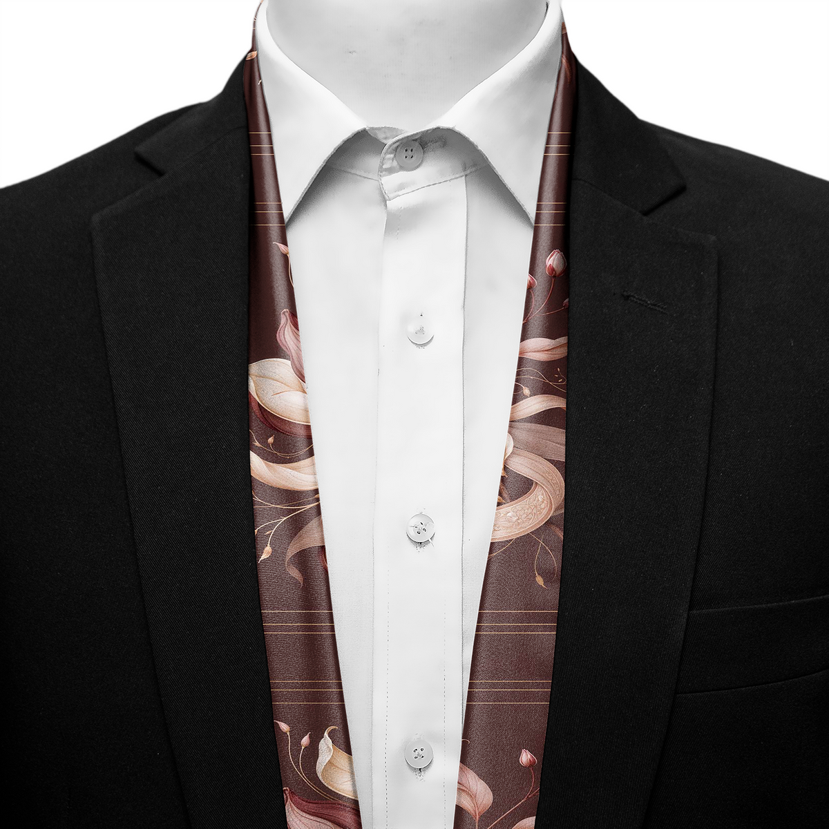 VALVET MAGNOLIA MEN SCARF - PREMIUM COLLECTION