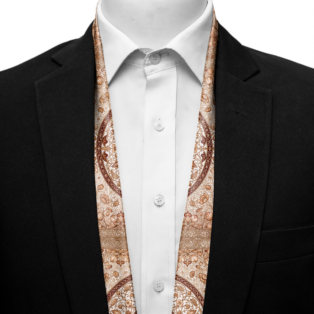 SEPIA GARDEN MEN SCARF - PREMIUM COLLECTION