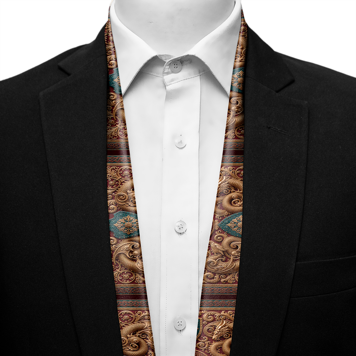 IMPERIAL DRAGON MEN SCARF - PREMIUM COLLECTION