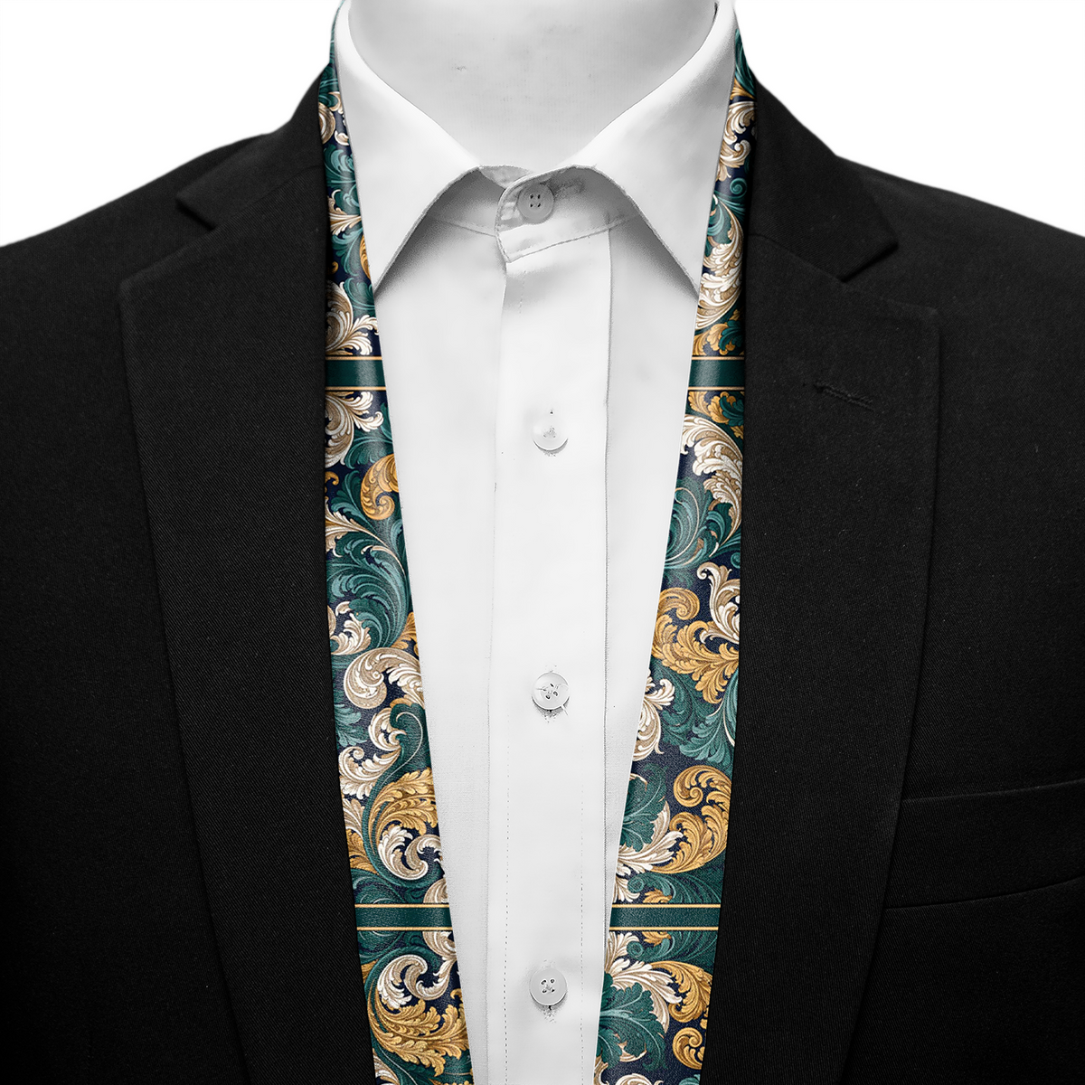 EMERALD BAROQUE MEN SCARF - PREMIUM COLLECTION