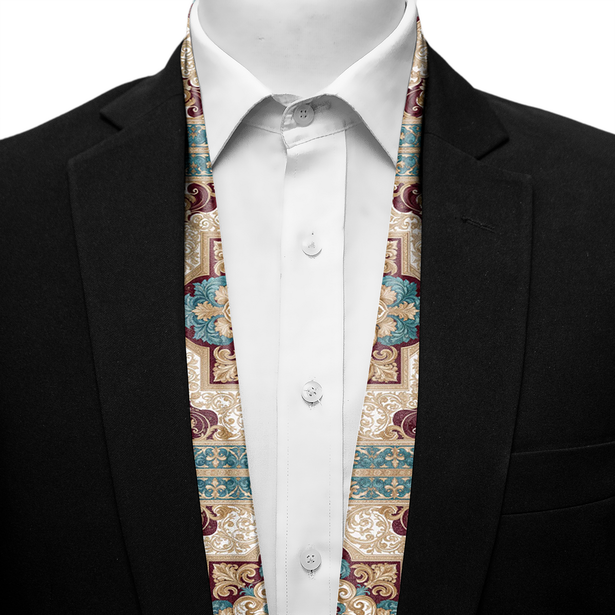 TURQUOISE ROYALE MEN SCARF - PREMIUM COLLECTION