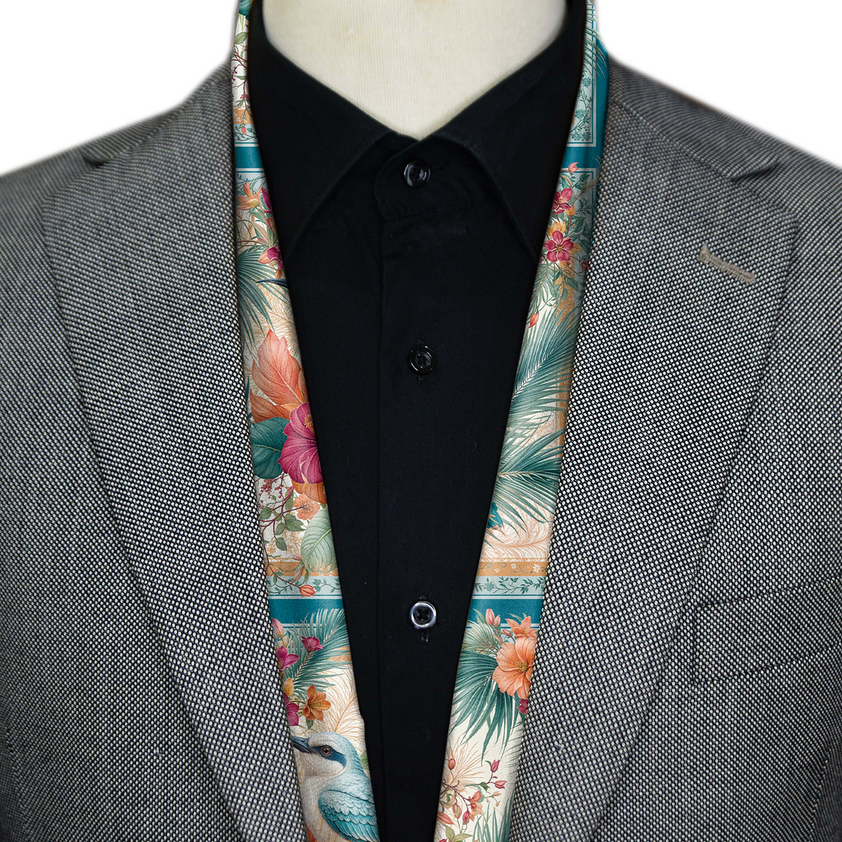 AZURE SERENADE MEN SCARF - PREMIUM COLLECTION